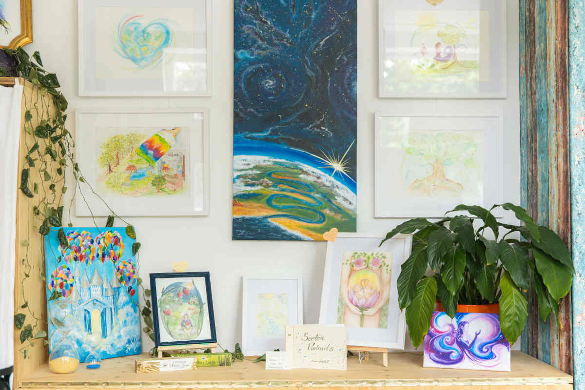 bilder ausgestellt im atelier zauberhafte kuenste kleines bild