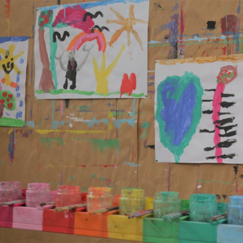 farbwagen und bilder freies malen