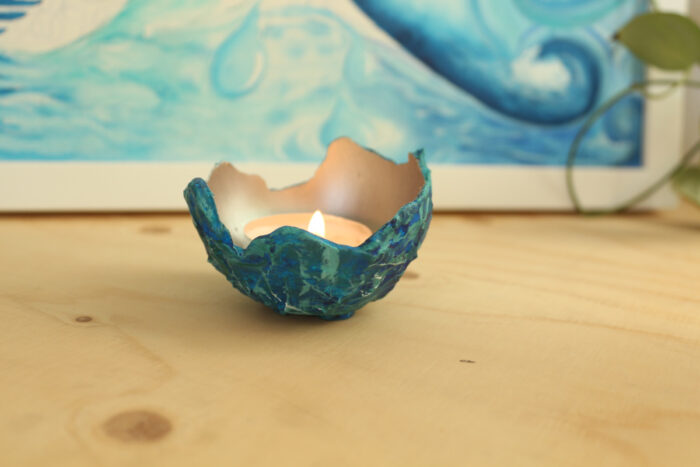 lichtschale blau mit hintergrund