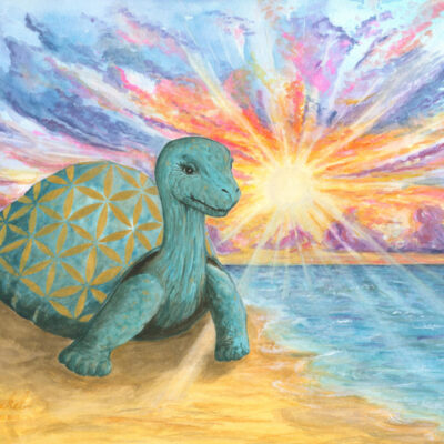 Auftragskunst 16 krafttier schildkroete auftrag b