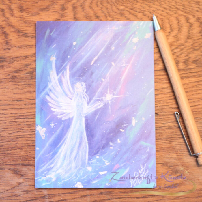 postkarte a engel der vergebung vorderseite produktbild