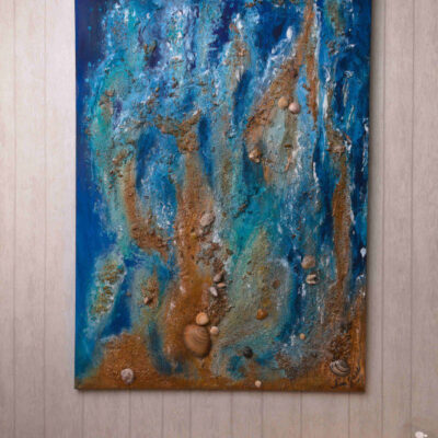 Auftragskunst 23 acryl abstrakt wasserwelt nina goeckel zauberhafte kuenste