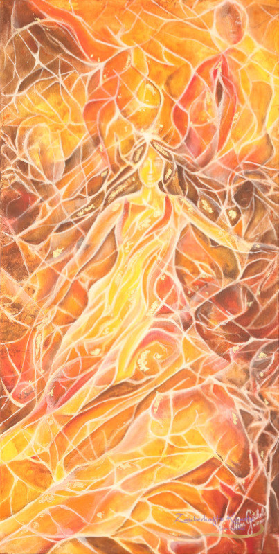 acryl lilith das feuer der weiblichkeit nina goeckel zauberhafte kuenste