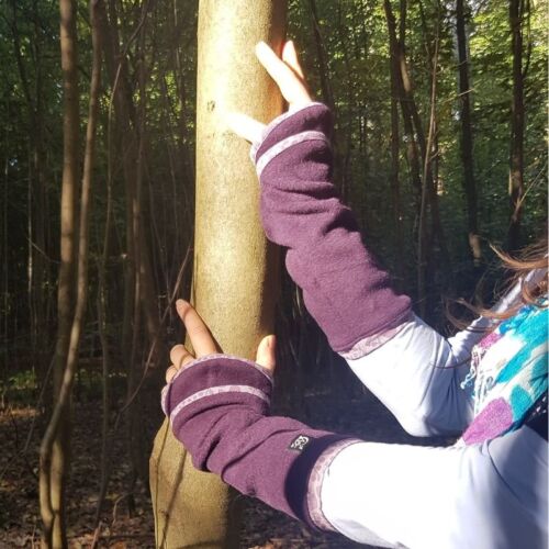 stulpen walk violett flieder zauberhafte kuenste
