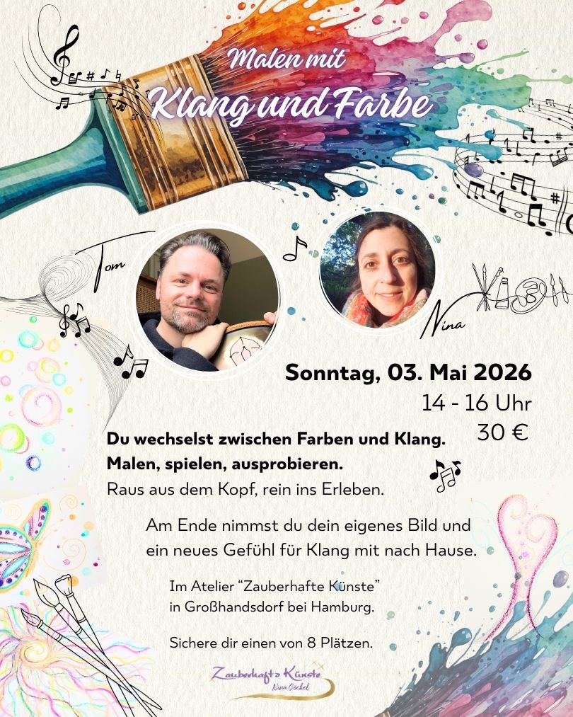 Malen mit Klang und Farben - Workshop 3 malen mit klang und farben - Workshop